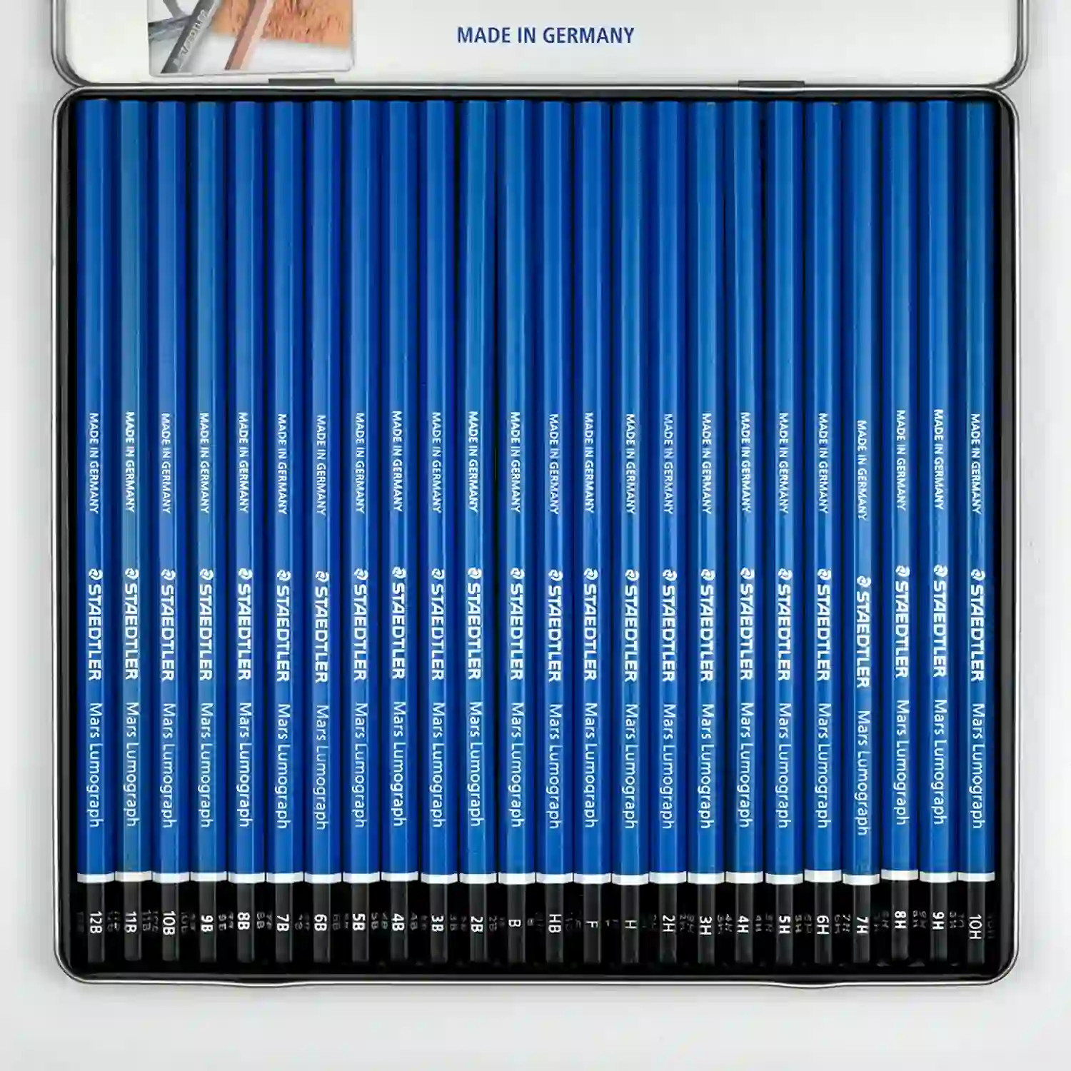 Staedtler Mars Lumograph Pencil 24-Pack Set Contents