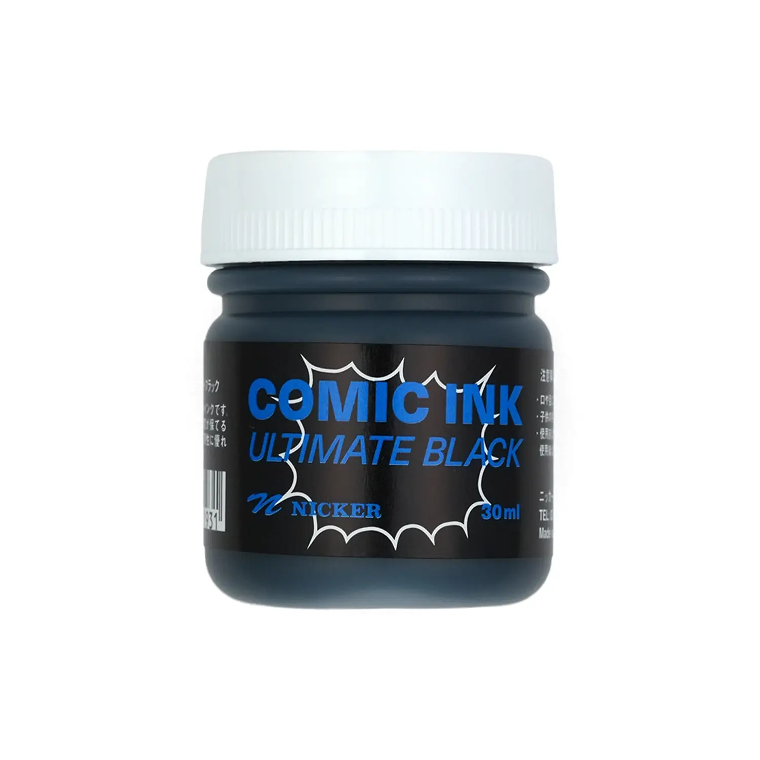 Nicker Comic Drawing Ink Ultimate Black for Manga and Illustration