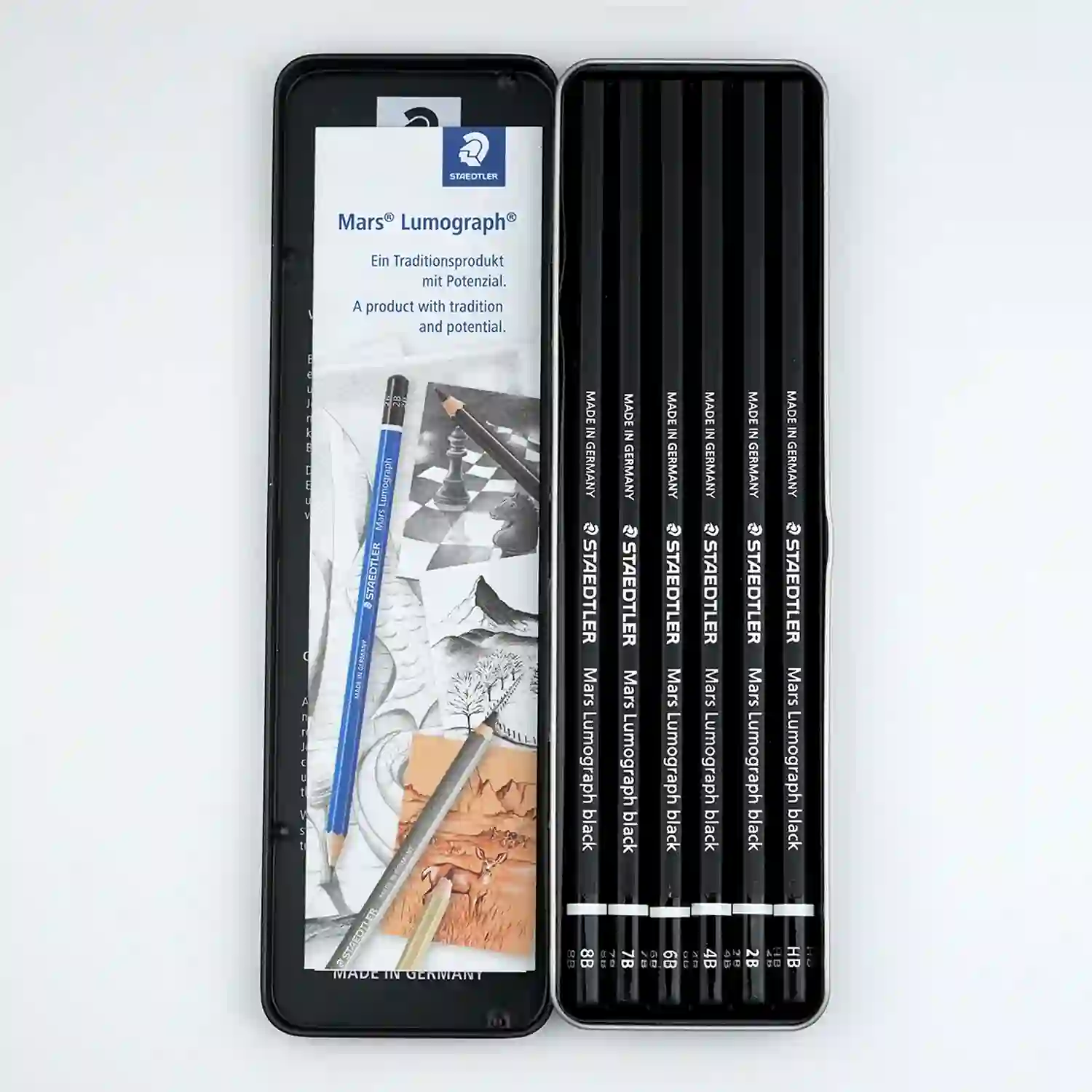 Staedtler Mars Lumograph Black Pencil Set