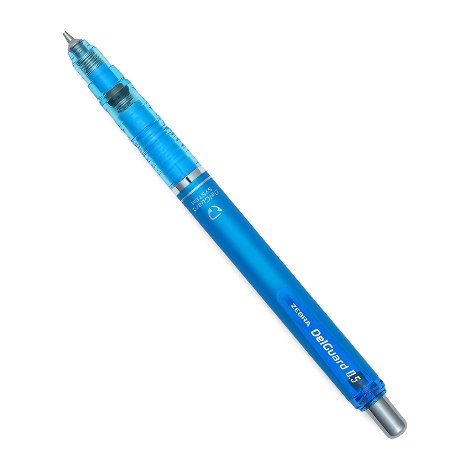 Zebra DelGuard Druckbleistift 0,5 mm Hellblau zum Zeichnen und Skizzieren
