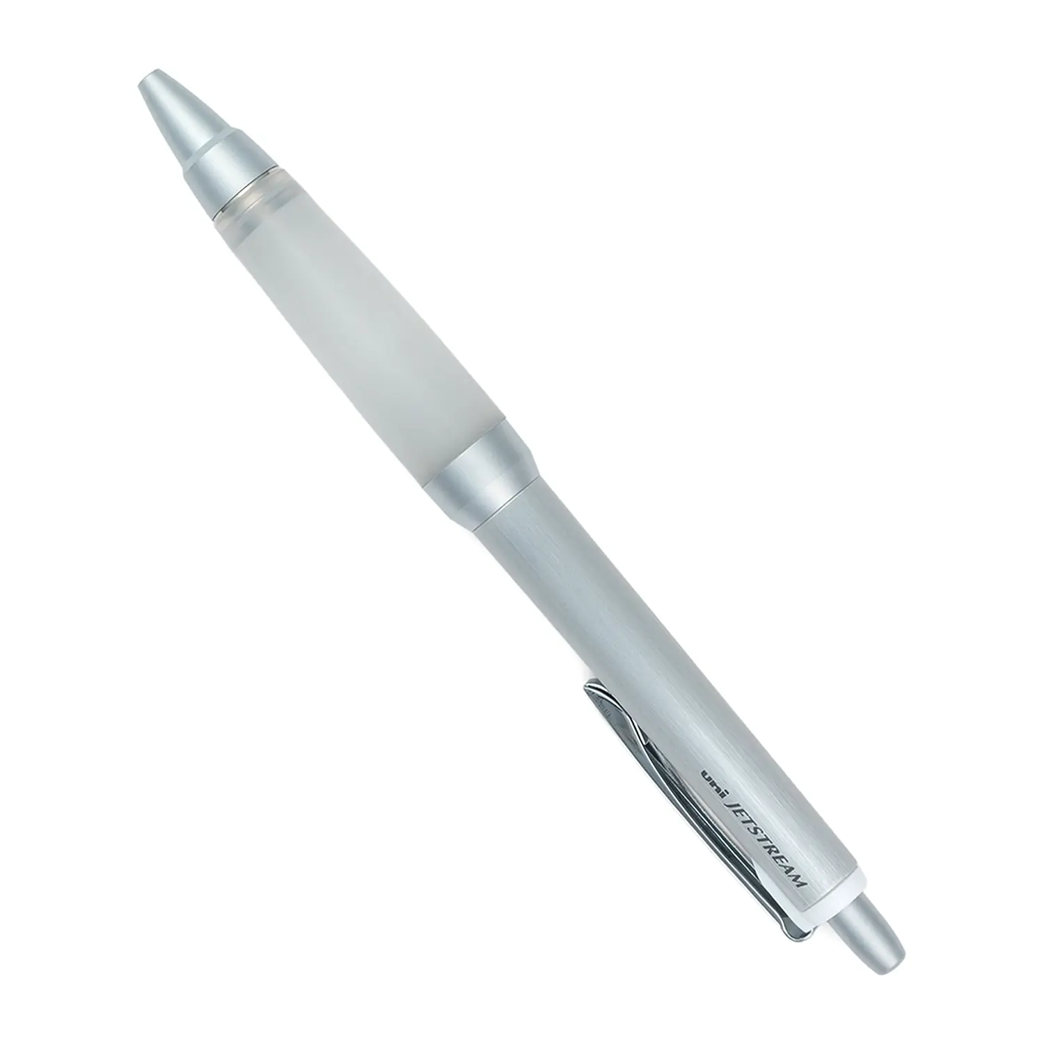 Uni-Ball Jetstream Alpha Gel Grip Ballpoint Pen 0.7 mm Silver for Writing and Sketching