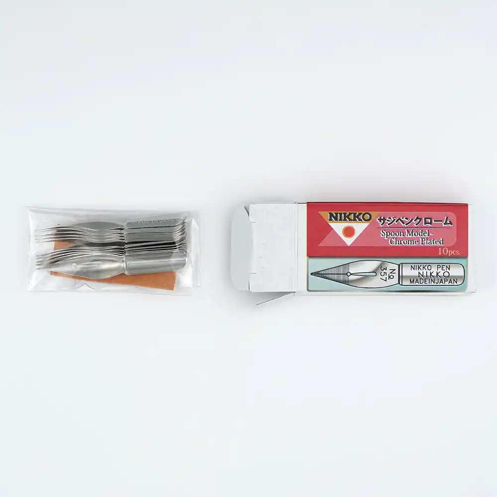 Nikko Saji-Pen Zeichenfeder Verpackung mit Inhalt