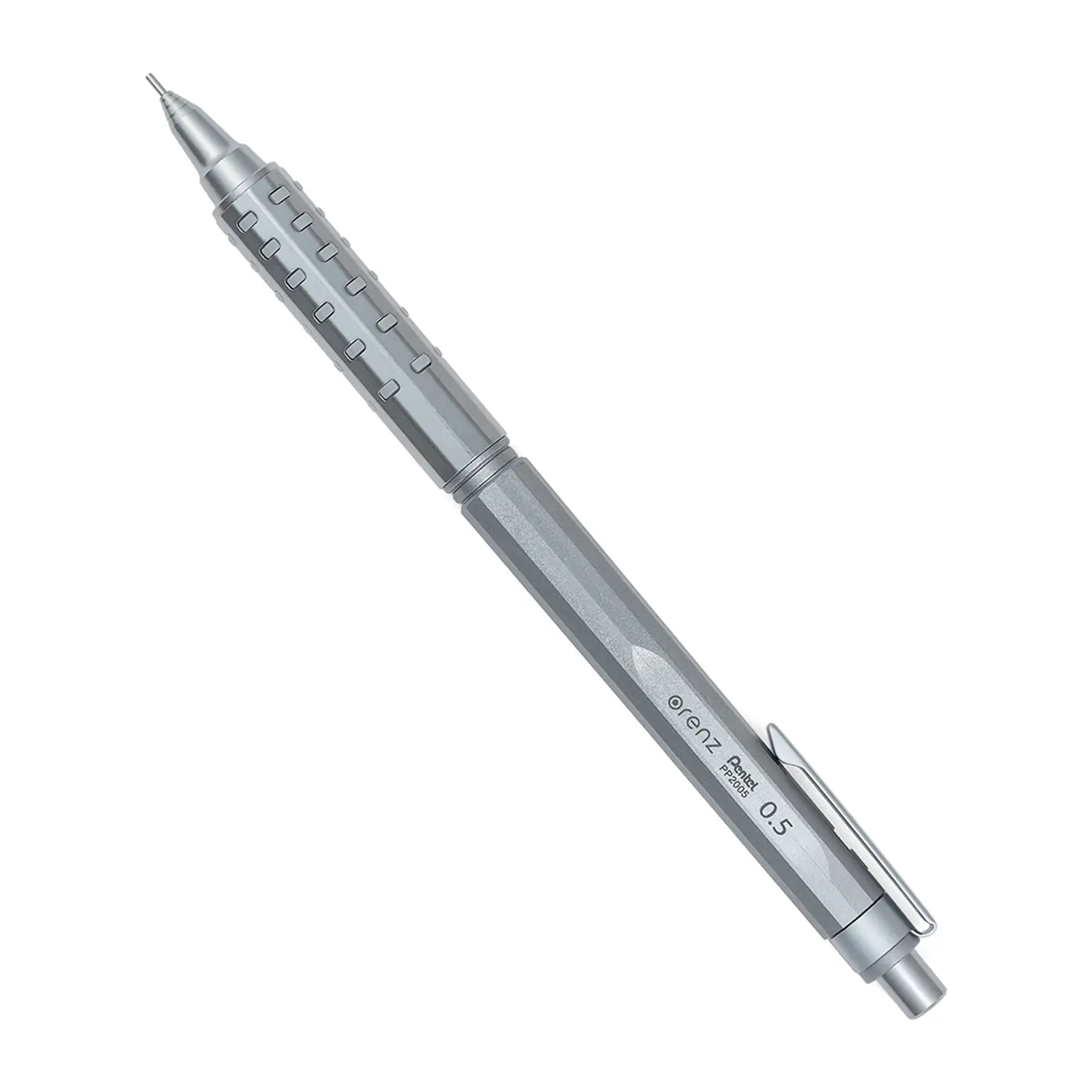 Pentel Orenz AT Dual Grip Druckbleistift 0,5 mm Silber zum Zeichnen und Skizzieren