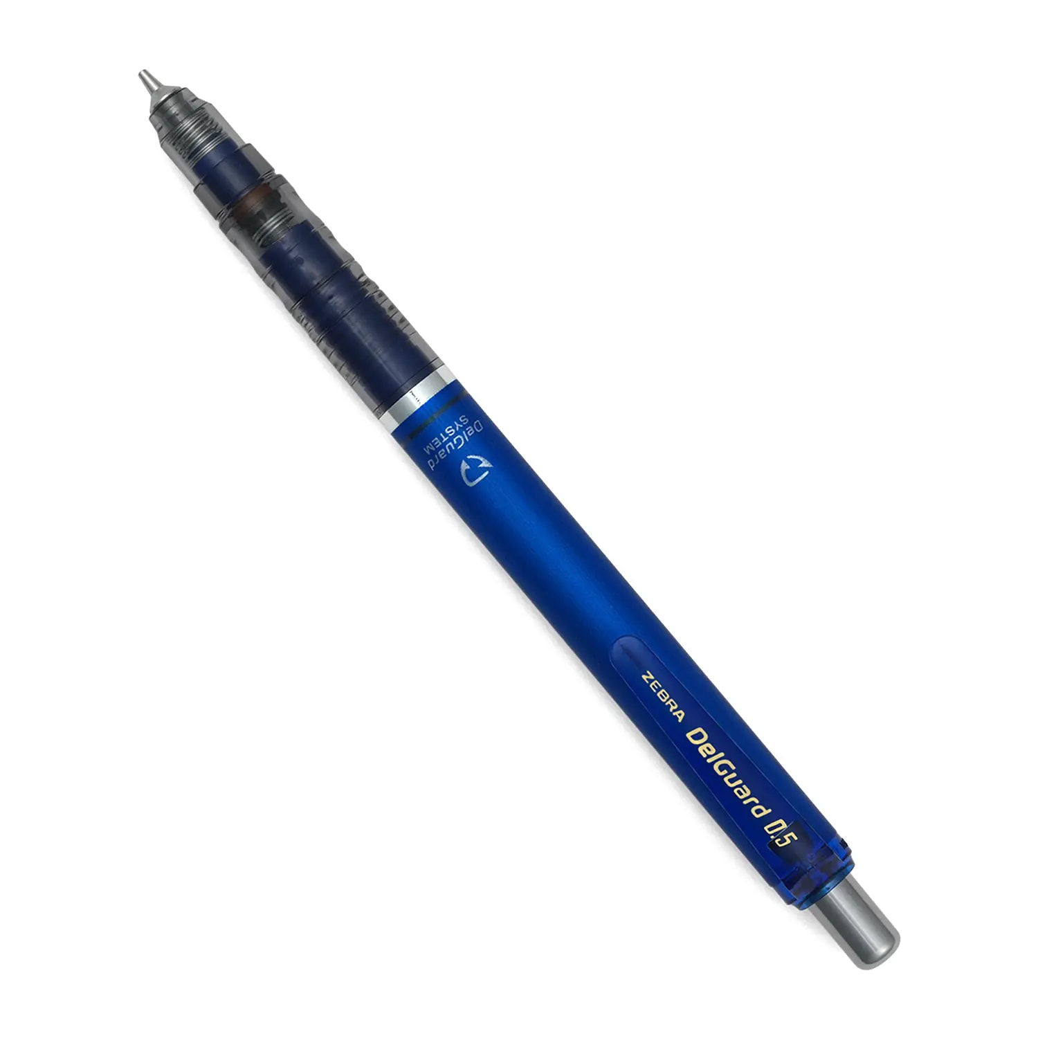 Zebra DelGuard Druckbleistift 0,5 mm Blau zum Zeichnen und Skizzieren