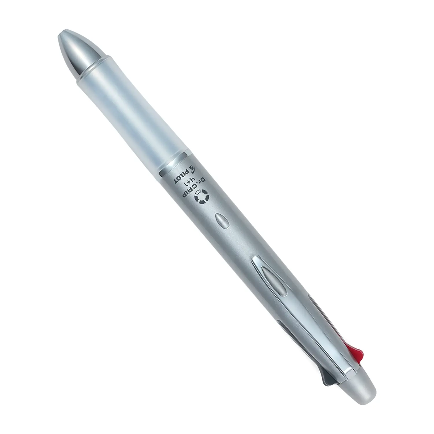 Pilot Dr. Grip 4+1 Kugelschreiber 0,7 mm Silber zum Schreiben und Skizzieren