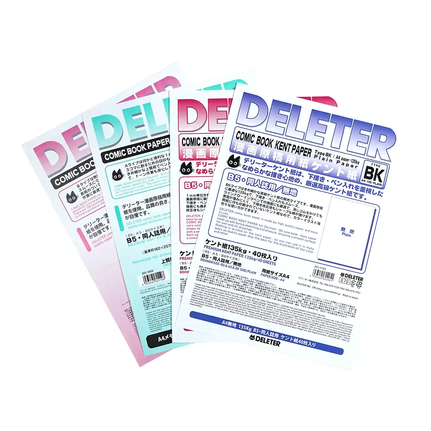 Deleter Manga Papier für Manga und Comic