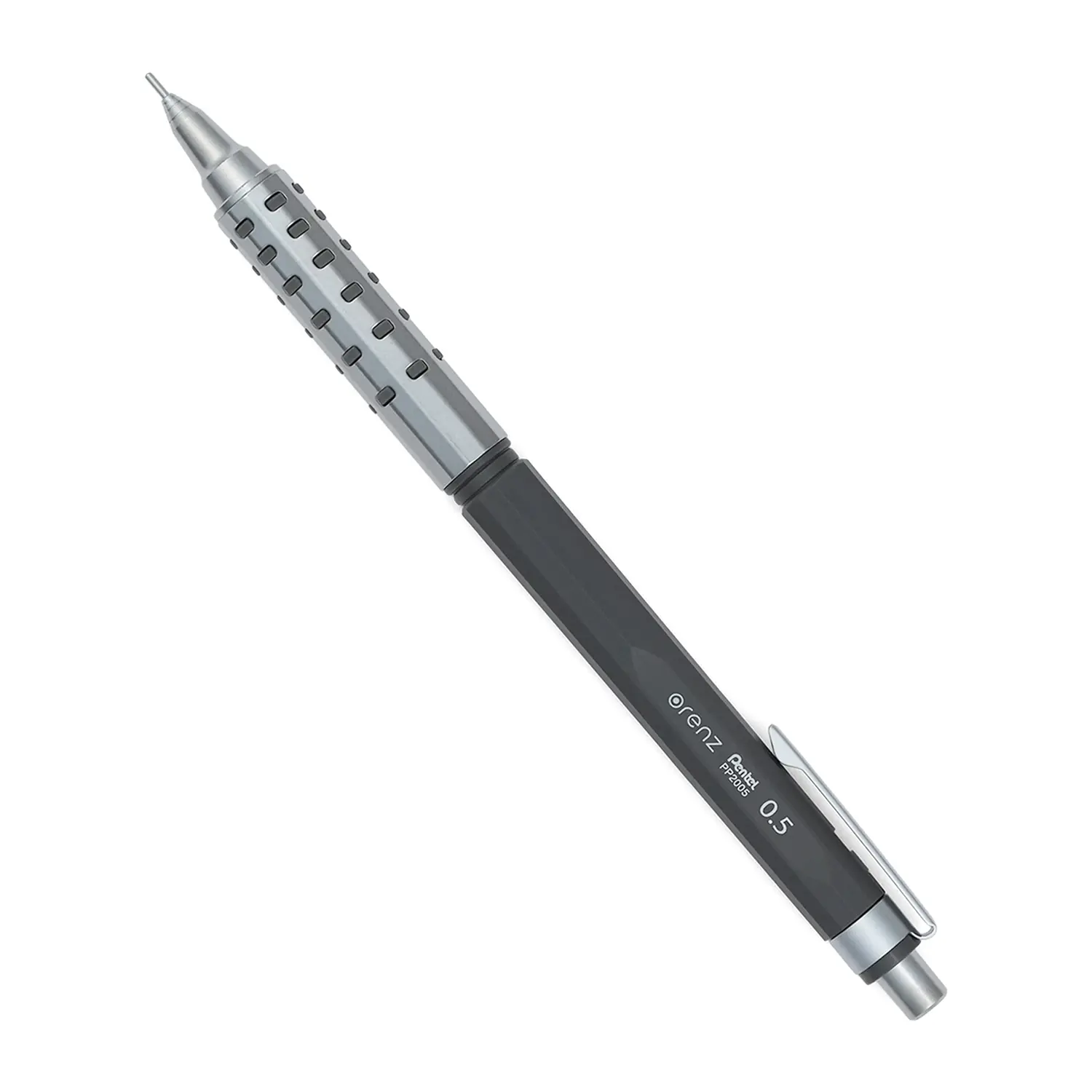 Pentel Orenz AT Dual Grip Druckbleistift 0,5 mm Grau zum Zeichnen und Skizzieren