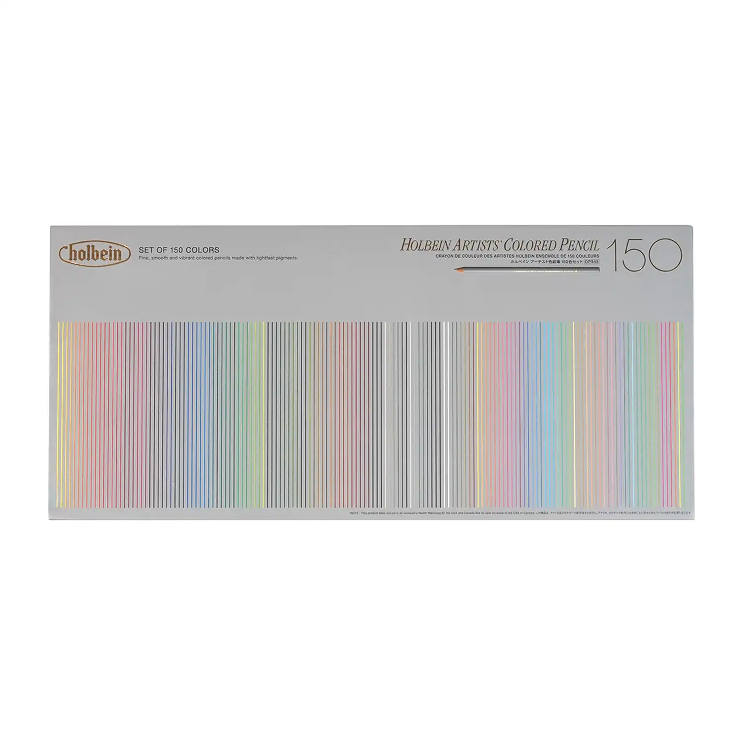 Holbein Coloured Pencil Set 150 Pieces for Drawing and Colouring