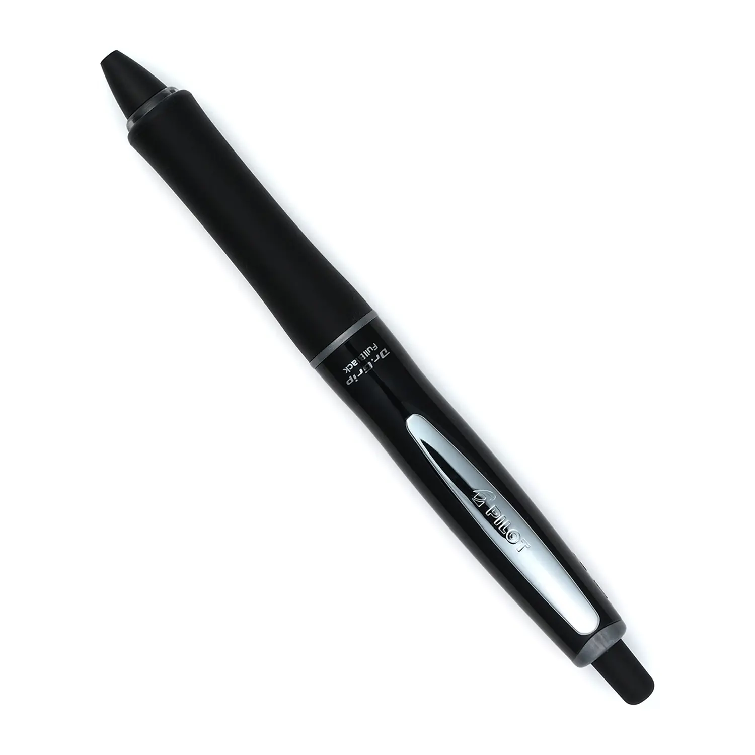 Pilot Dr. Grip FullBlack Kugelschreiber 0,7 mm Silber zum Schreiben und Skizzieren