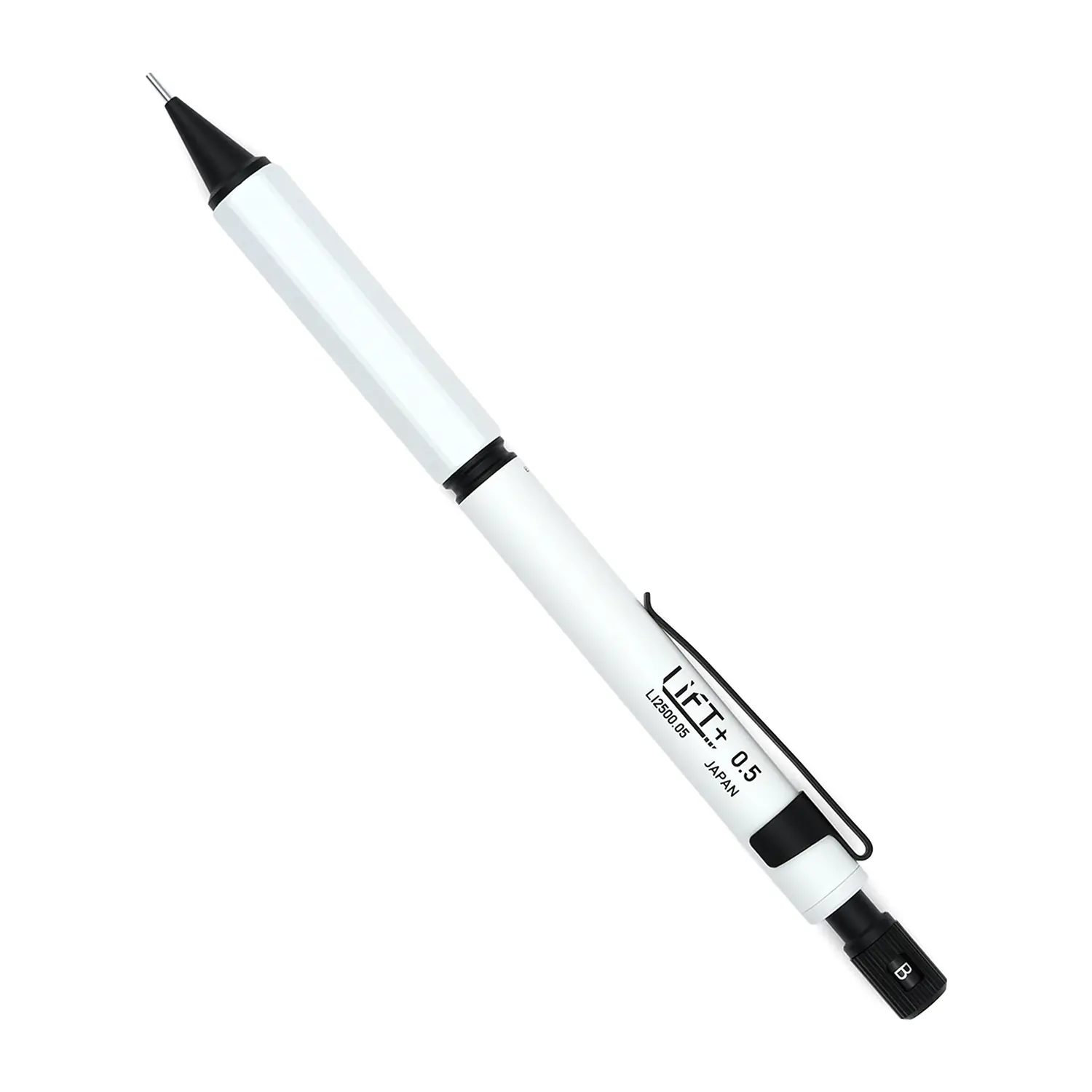 Kitera LIFT+ Druckbleistift 0,5 mm Weiss zum Zeichnen und Skizzieren