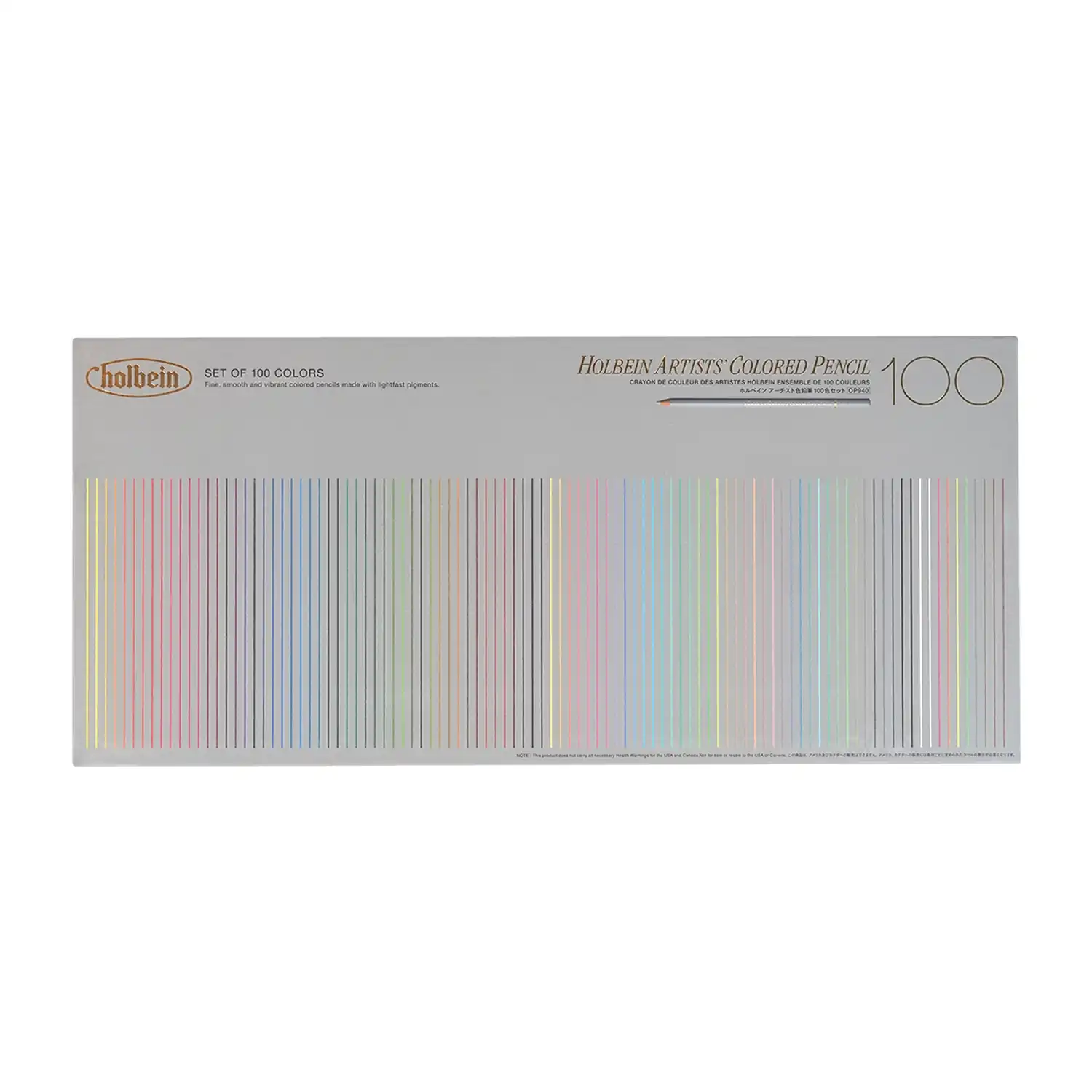 Holbein Coloured Pencil Set 100 Pieces for Drawing and Colouring