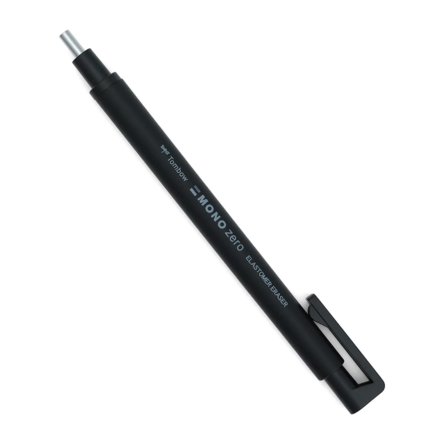 Tombow Mono Zero Radierstift Rund Schwarz für Bleistift und Graphit