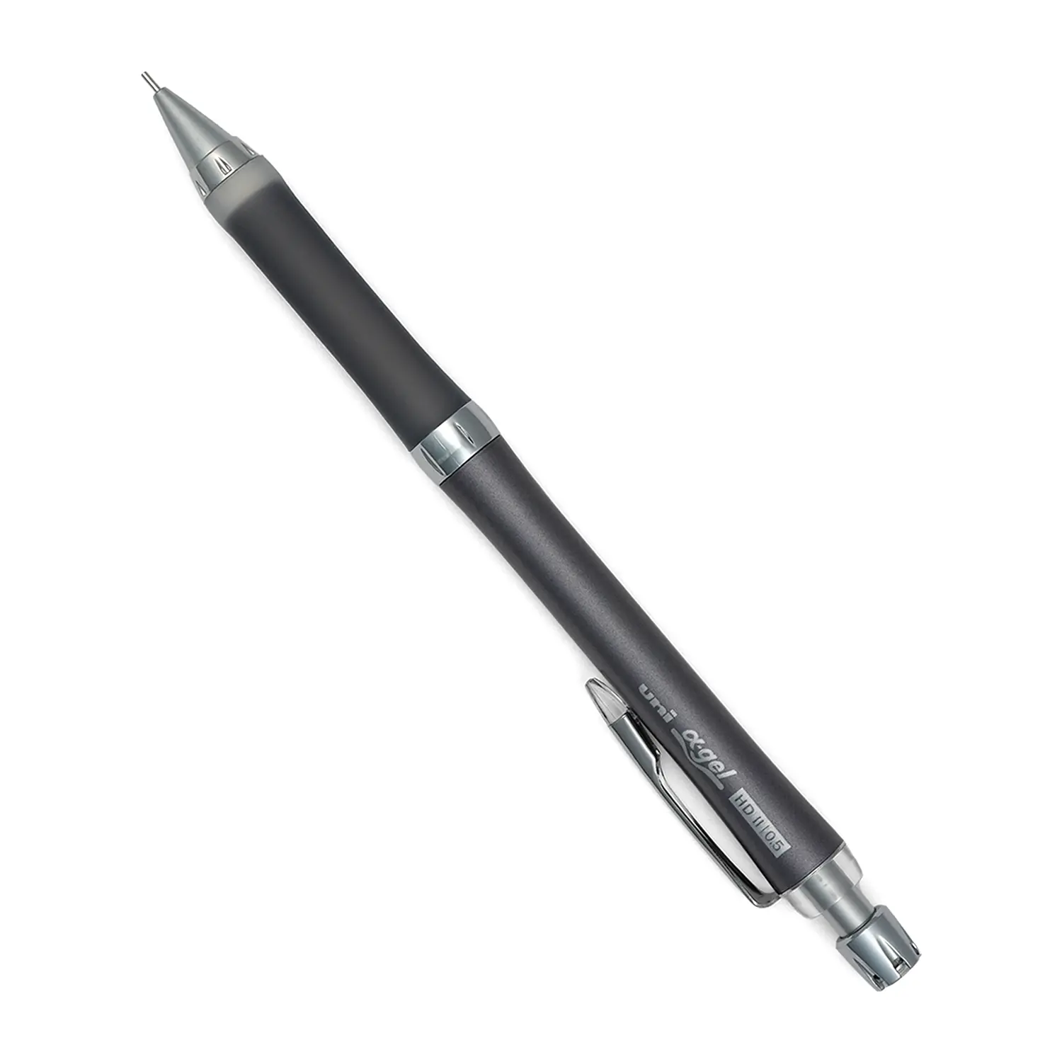 Uni Alpha Gel Slim Mechanical Pencil 0.5 mm Grey for Drawing and Sketching
