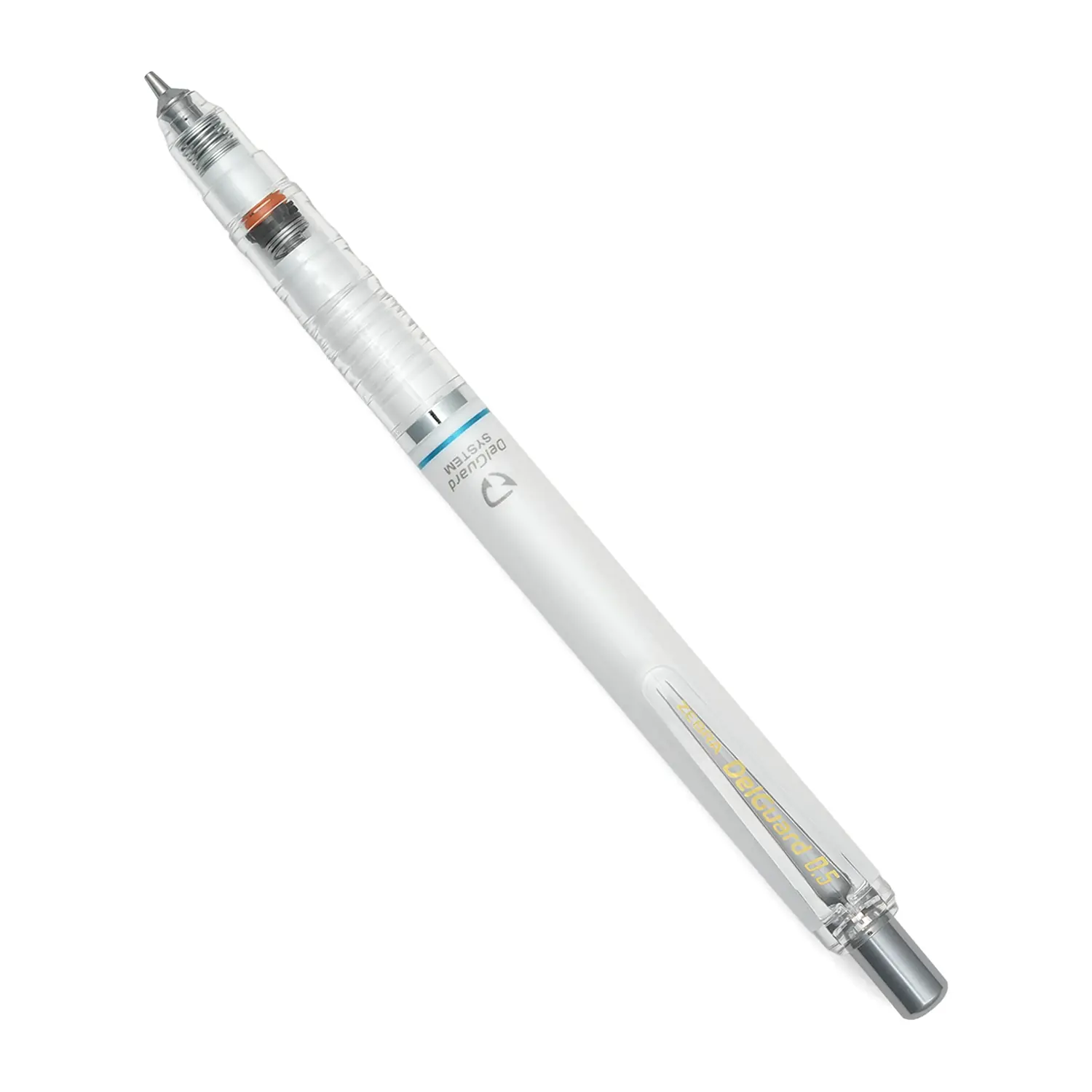 Zebra DelGuard Druckbleistift 0,5 mm Weiss zum Zeichnen und Skizzieren