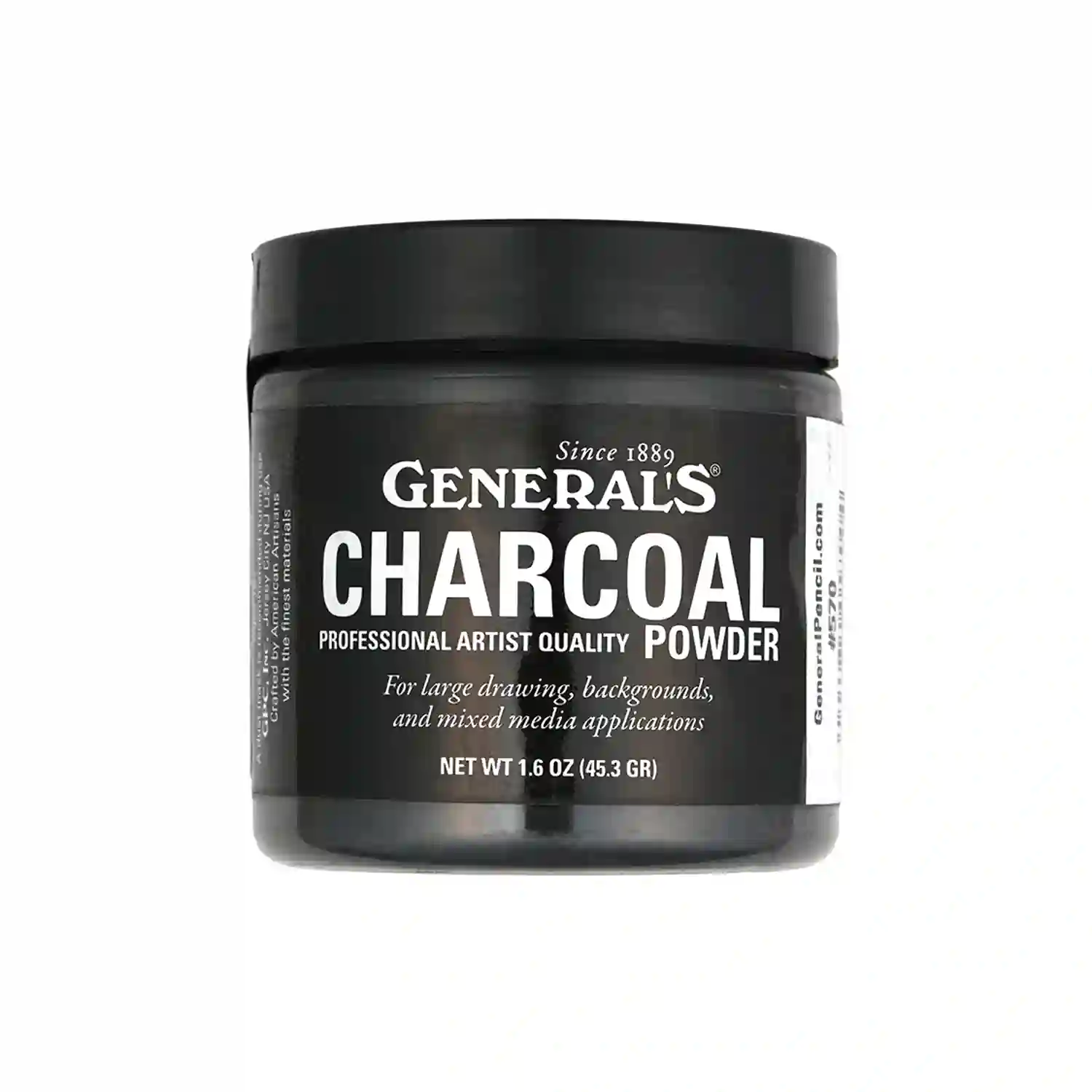 General's Charcoal Powder for Drawing and Sketching