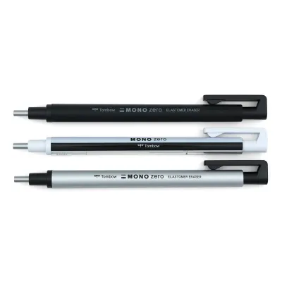 Tombow Mono Zero Radierstift Rund für Bleistift und Graphit